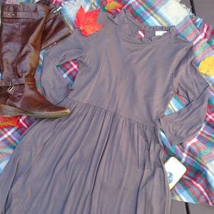 Tea n Rose High Neck Dress w/Pockets!